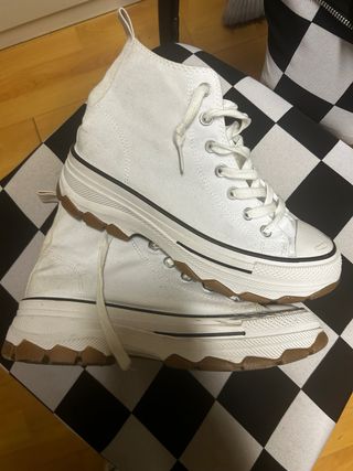 Zapatillas Blancas Plataforma