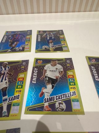 Lote 11 cartas fútbol Energy 22-23