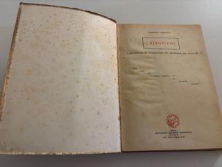 Libro storico L’aeroplano ed. 1952