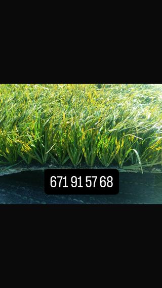 Césped artificial reciclado