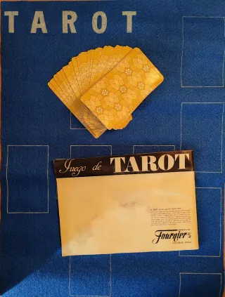 Caja completa lujo vintage Tarot Marsella Fournier