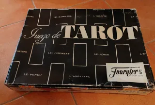 Caja completa lujo vintage Tarot Marsella Fournier