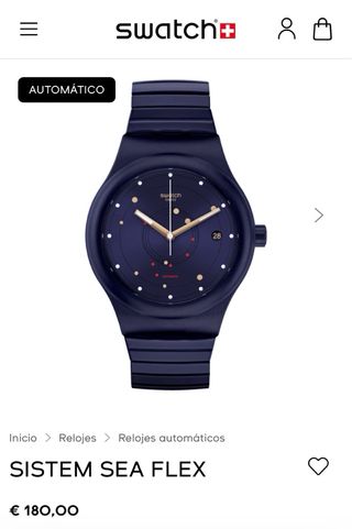 Reloj Swatch Sistem Sea Flex