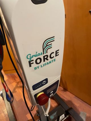 Grua ancianos con arnés