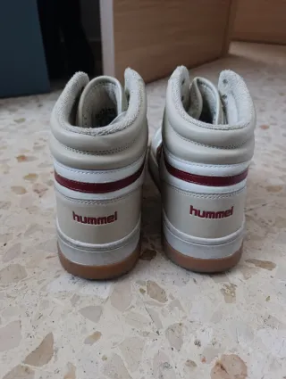 Botas Hummel Beige y Blancas Talla 38