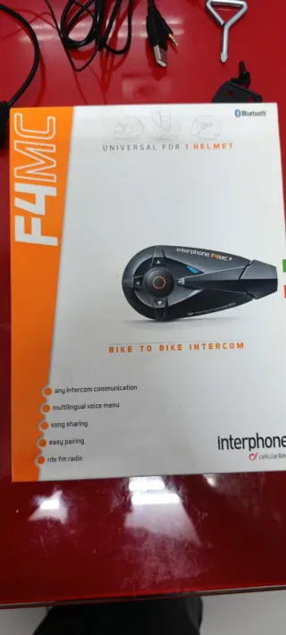 Interphone F4MC Altavoces Intercomunicador Moto