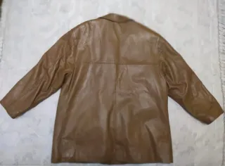 Chaqueta tipo cuero mujer Orsani marrón