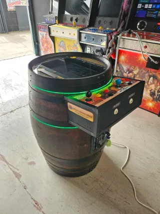 Barril Cocktail Retro Gaming Donkey Kong