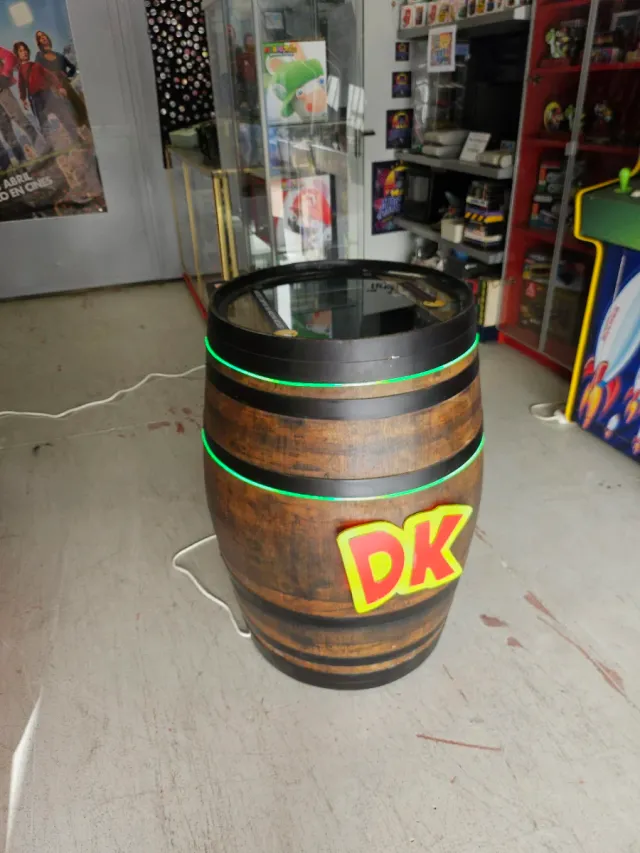 Barril Cocktail Retro Gaming Donkey Kong