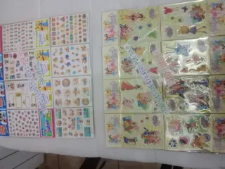 Lote Pegatinas Invizimals y Mickey