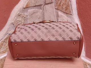 Borsa Guess Beige/Marrone con Logo G