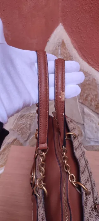 Borsa Guess Beige/Marrone con Logo G