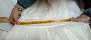 Vestido de Novia Talla 38/M un solo uso