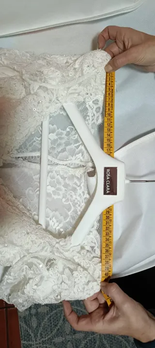 Vestido de Novia Talla 38/M un solo uso