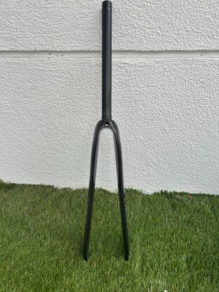 Horquilla rígida carbono bicicleta carretera