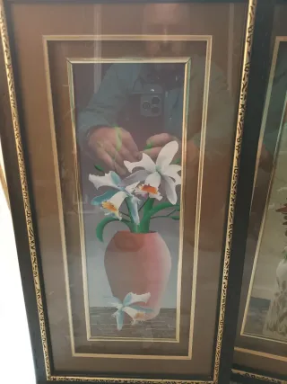 4 Cuadros Decorativos Florales