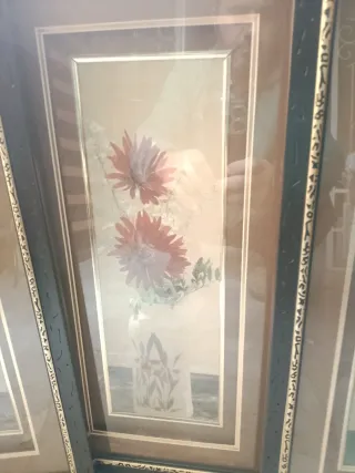 4 Cuadros Decorativos Florales