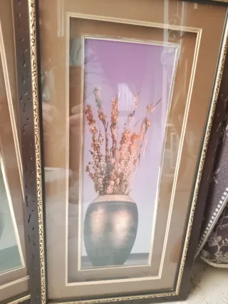 4 Cuadros Decorativos Florales