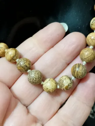 Collana Diaspro Picture Chiusura Argento 925