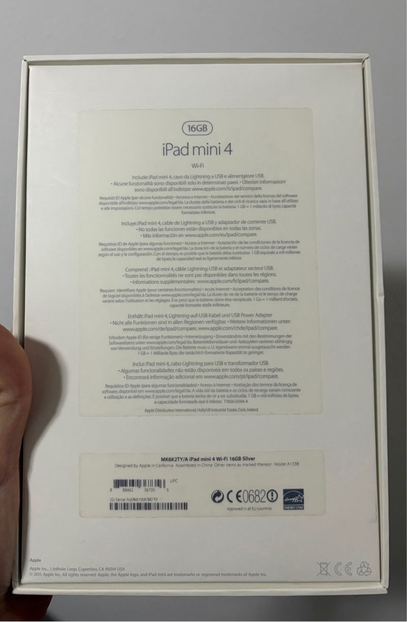iPad Mini 4 16GB Plata afbeelding 5