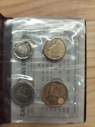 Cartera Juan Carlos I España 1996 pesetas