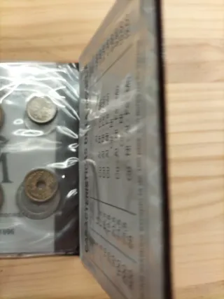 Cartera Juan Carlos I España 1996 pesetas