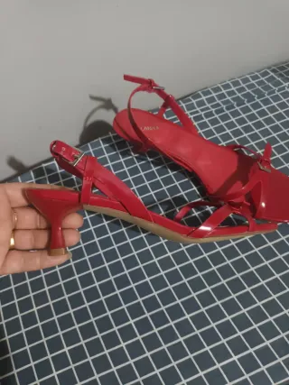 Sandalias Ulanka Rojas Talla 38