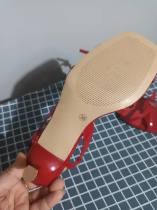 Sandalias Ulanka Rojas Talla 38