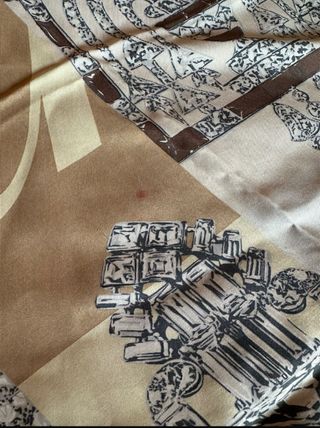 Pañuelo Cartier Beige y Marrón