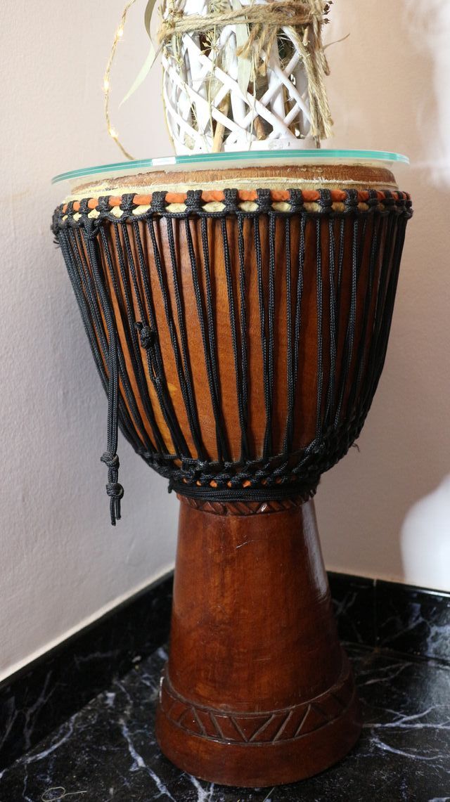 Djembé auténtico pieza decorativa única