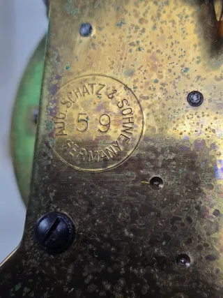 Orologio da tavolo meccanico Schatz vintage