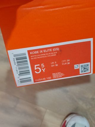 Nike Kobe 9 Elite What The Kobe Tallas 38-38,5-40