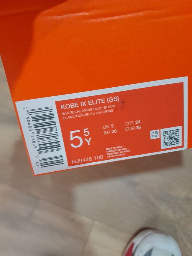Nike Kobe 9 Elite What The Kobe Tallas 38-38,5-40