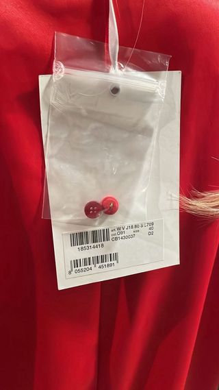 Vestido Moschino Rojo