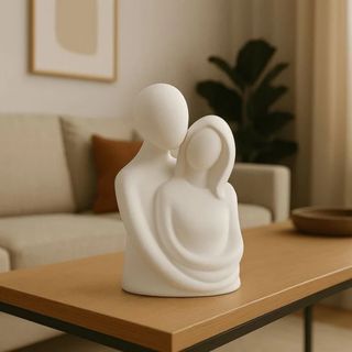 Escultura de pareja