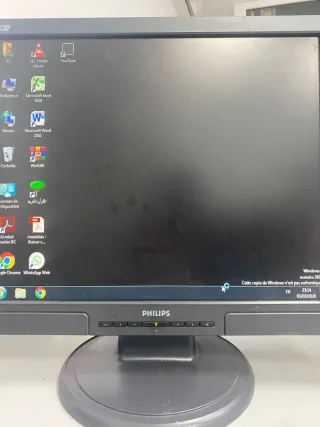 2 Pantallas Philips Negra/gris