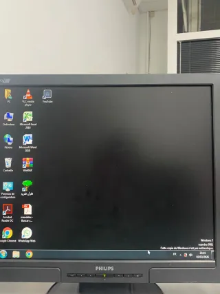 2 Pantallas Philips Negra/gris