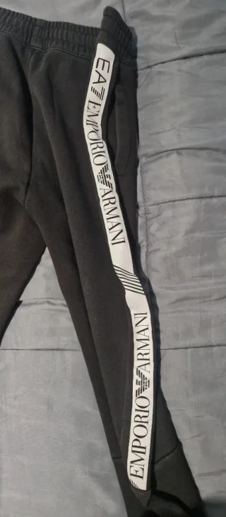 Pantalone tuta Emporio Armani nero