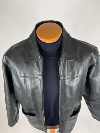 Giacca Vera Pelle Vintage Antica Pelleria Italy