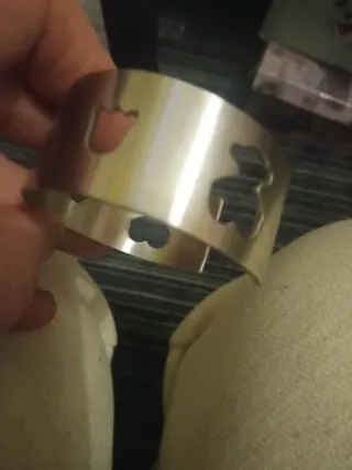 Brazalete Acero Estilo Tous