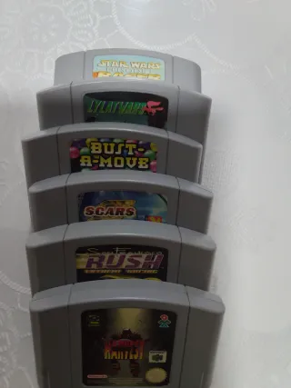 6 Juegos Nintendo 64: Lylat Wars, Star Wars, SCARS