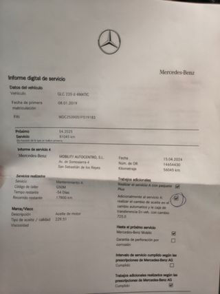 Mercedes-Benz Clase GLC GLC 220 d 4MATIC