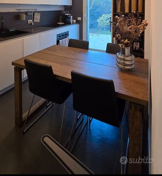 Tavolo IKEA MÖRBYLÅNGA 6 posti + 4 sedie