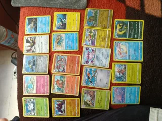 Lote Cartas Pokémon: Pancham, Pansage, Piplup, Poi
