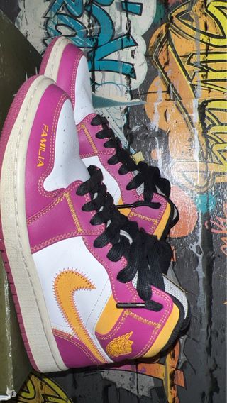 Jordan Familia Pink White Sneakers