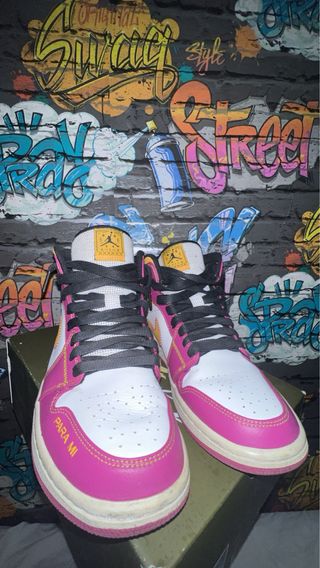 Jordan Familia Pink White Sneakers