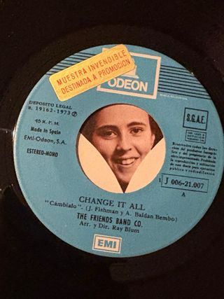 Single Vinilo The Friends Band Co. Cambialo