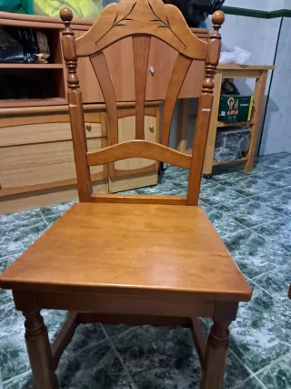 Sillas de comedor madera maciza