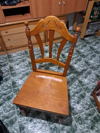 Sillas de comedor madera maciza