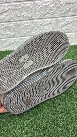 Hogan Stivaletto Grigio Pelle Scamosciata